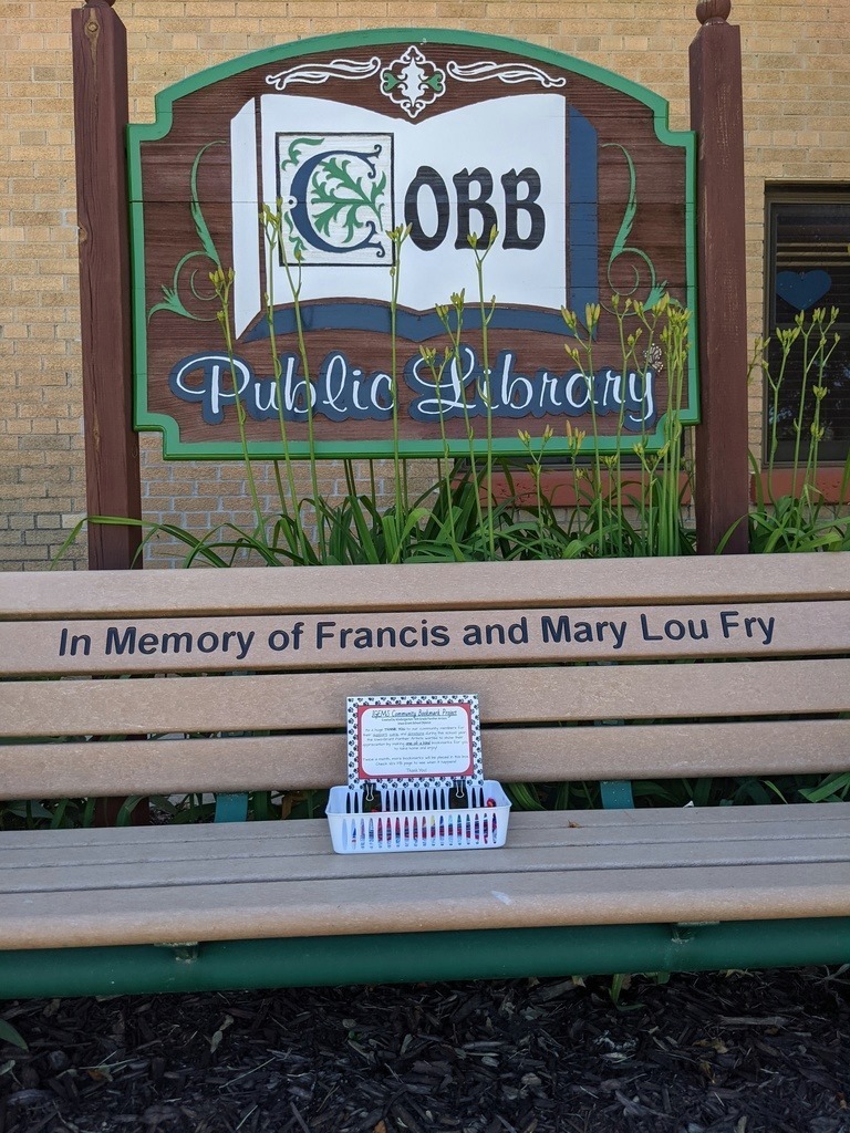 Picture of the Cobb Public Library Sign
