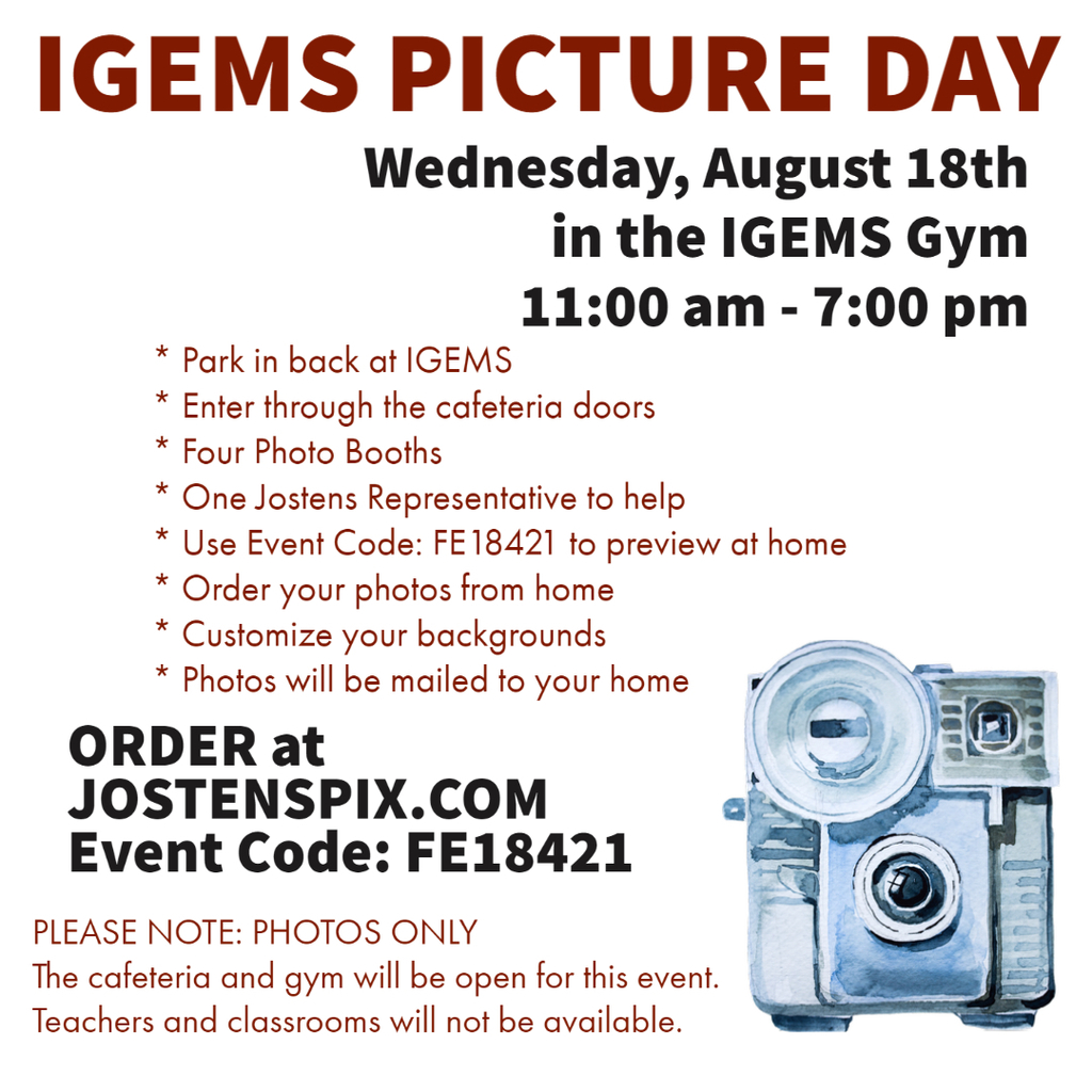 IGEMS Picture Day