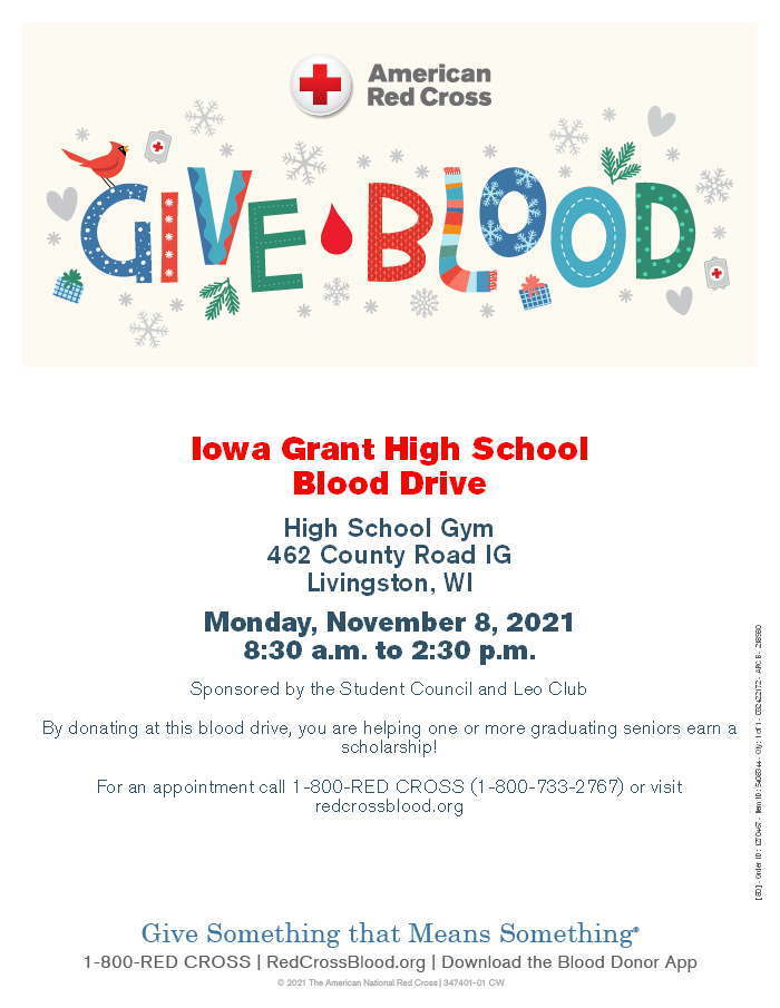 11/8/2021 IGHS Blood Drive