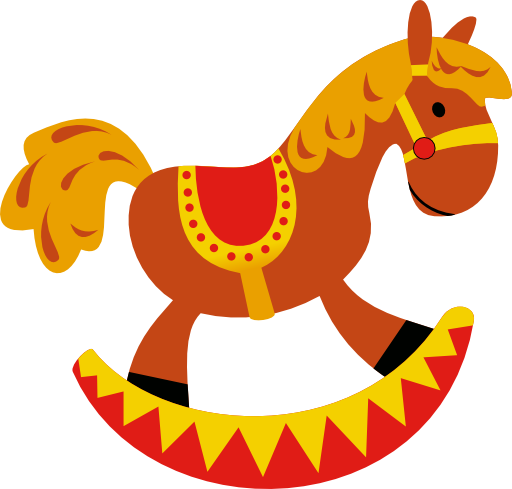Toy Rocking Horse Clipart