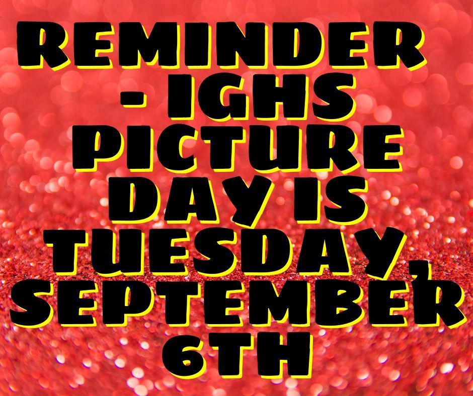 IGHS - Picture Day
